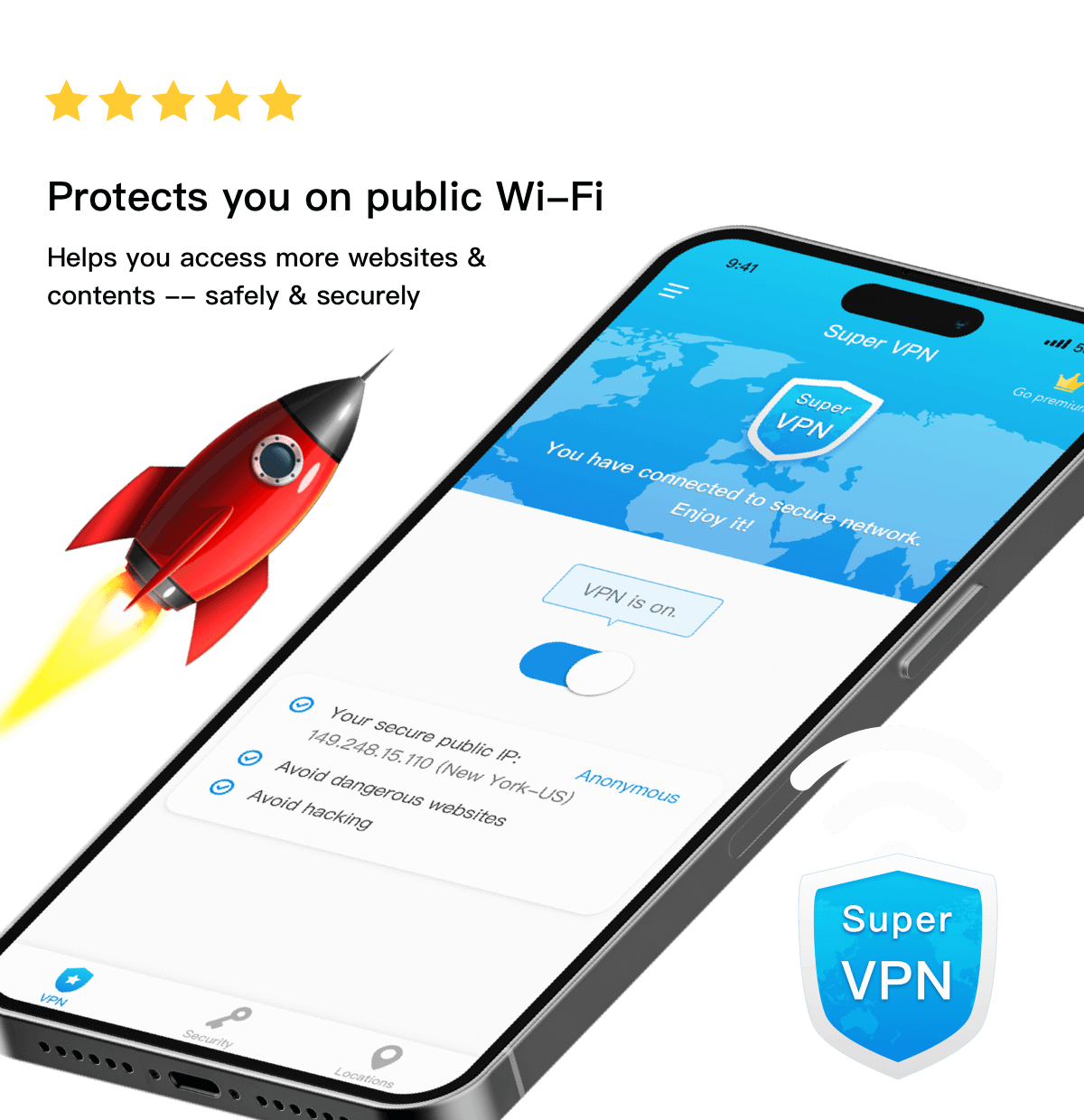 SuperVPN - Best Free Privacy & Security Free Download